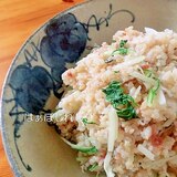 じゃこと梅と水菜の混ぜご飯✿